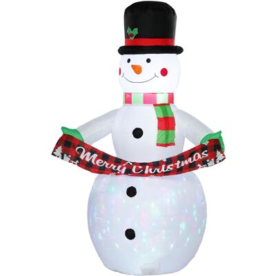 Outsunny Bonhomme de Neige Gonflable de Noël 205 cm avec LED et Musique Décoration de Noël pour Jardin Patio Terrasse Maison - Publicité Outsunny Bonhomme de Neige Gonflable de Noël 205 cm avec LED et Musique Décoration de Noël pour Jardin Patio Terrasse Maison - Publicité