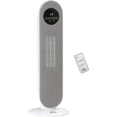 HOMCOM - Colonne soufflante - Blanc - Electric heater - Publicité HOMCOM - Colonne soufflante - Blanc - Electric heater - Publicité