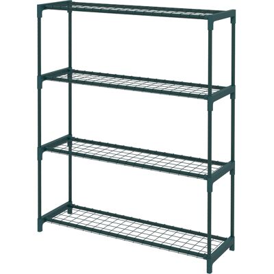 Outsunny Étagère à fleurs supports porte plante 4 niveaux, intérieur et extérieur en acier, dim. 89L x 28l x 107H cm, vert - Publicité Outsunny Étagère à fleurs supports porte plante 4 niveaux, intérieur et extérieur en acier, dim. 89L x 28l x 107H cm, vert - Publicité