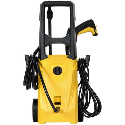 Outsunny Nettoyeur haute pression 1600W 120 bar avec pompe buse réglable et arrêt automatique 29,5x22x60 cm Jaune - Publicité Outsunny Nettoyeur haute pression 1600W 120 bar avec pompe buse réglable et arrêt automatique 29,5x22x60 cm Jaune - Publicité