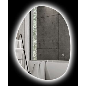 HOMCOM Miroir de Salle de Bain Illuminé à LED avec Couleur et Température Réglables, en Verre Trempé, 80x5x60 cm, Argent - Publicité HOMCOM Miroir de Salle de Bain Illuminé à LED avec Couleur et Température Réglables, en Verre Trempé, 80x5x60 cm, Argent - Publicité