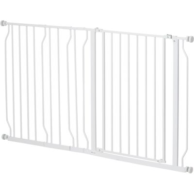 PawHut - Barrier Set - Steel ABS - Security Gate - Publicité PawHut - Barrier Set - Steel ABS - Security Gate - Publicité