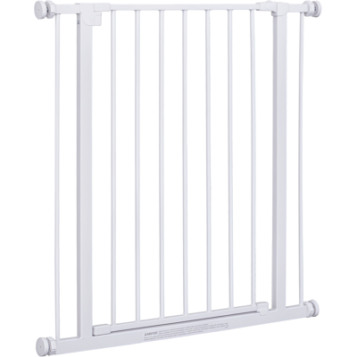 PawHut - D06-059 - 76-82 cm - Blanc - Safety Gate - Publicité PawHut - D06-059 - 76-82 cm - Blanc - Safety Gate - Publicité