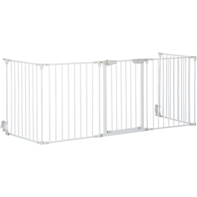 Barrière modulable pour chien PawHut - Petits à moyens chiens - Publicité Barrière modulable pour chien PawHut - Petits à moyens chiens - Publicité