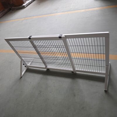 PawHut Barrière de sécurité pour chien barrière de protection à 2 panneaux largeur réglable 101-181 cm en bois acier blanc - Publicité PawHut Barrière de sécurité pour chien barrière de protection à 2 panneaux largeur réglable 101-181 cm en bois acier blanc - Publicité