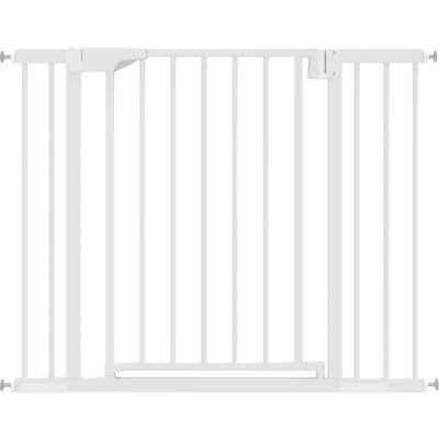 PawHut Barrière de sécurité pour chiens et bébés 76 à 103 cm avec extension fixation par pression sans perçage 76 à 103cm blanc - Publicité PawHut Barrière de sécurité pour chiens et bébés 76 à 103 cm avec extension fixation par pression sans perçage 76 à 103cm blanc - Publicité