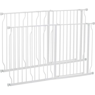 PawHut - Barrier Set - Steel ABS - Security Gate - Publicité PawHut - Barrier Set - Steel ABS - Security Gate - Publicité