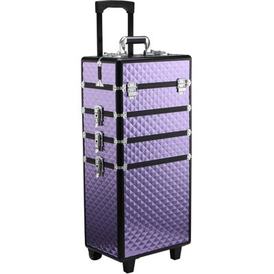 Homcom Trolley Maquillage en Aluminium - Organisateur de Voyage - Publicité Homcom Trolley Maquillage en Aluminium - Organisateur de Voyage - Publicité