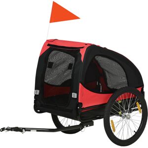 PawHut Remorque pour chiens, remorque de vélo pliante pour chiens, résistante à l'eau, tissu Oxford, métal, 140 x 71 x 83 cm, Rouge - Publicité PawHut Remorque pour chiens, remorque de vélo pliante pour chiens, résistante à l'eau, tissu Oxford, métal, 140 x 71 x 83 cm, Rouge - Publicité