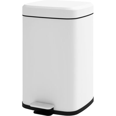 HOMCOM 20L Poubelle de cuisine - Couvercle silencieux, Seau amovible - Publicité HOMCOM 20L Poubelle de cuisine - Couvercle silencieux, Seau amovible - Publicité