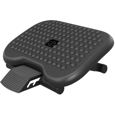 HOMCOM Repose-pieds ergonomique de bureau hauteur et inclinaison réglables 46 x 35 cm noir - Publicité HOMCOM Repose-pieds ergonomique de bureau hauteur et inclinaison réglables 46 x 35 cm noir - Publicité