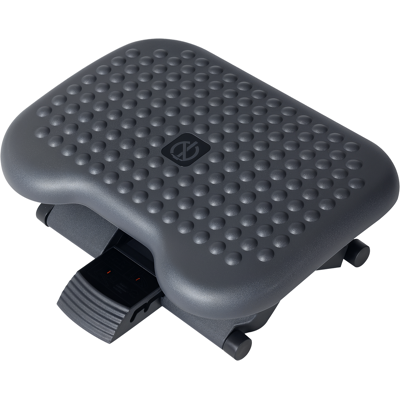 HOMCOM Repose-pieds ergonomique de bureau Inclinaison réglable de 0° à 30° hauteur ajustable à 3 niveaux gris noir - Publicité HOMCOM Repose-pieds ergonomique de bureau Inclinaison réglable de 0° à 30° hauteur ajustable à 3 niveaux gris noir - Publicité