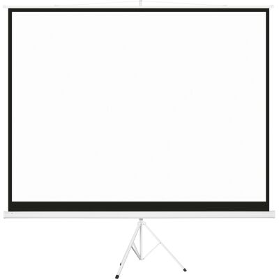 HOMCOM Écran de projection avec trépied pliable 120 pouces 4K HD 4:3, écran vidéoprojecteur réglable en hauteur, blanc - Publicité HOMCOM Écran de projection avec trépied pliable 120 pouces 4K HD 4:3, écran vidéoprojecteur réglable en hauteur, blanc - Publicité