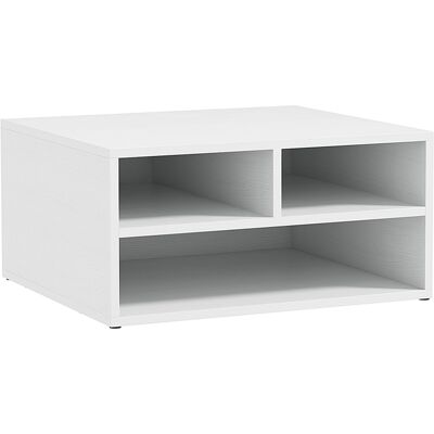 HOMCOM Organiseur bureau aspect blanc avec 3 compartiments fournitures support d'imprimante 47 x 40 x 22,5 cm - Publicité HOMCOM Organiseur bureau aspect blanc avec 3 compartiments fournitures support d'imprimante 47 x 40 x 22,5 cm - Publicité