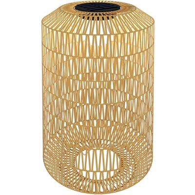 Outsunny Lampadaire solaire extérieur en résine tressée, lampadaire sans fil rechargeable avec capteur de lumière, Ø30x55cm jaune - Publicité Outsunny Lampadaire solaire extérieur en résine tressée, lampadaire sans fil rechargeable avec capteur de lumière, Ø30x55cm jaune - Publicité
