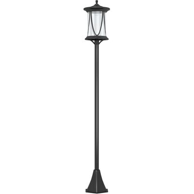 Outsunny Lampadaire solaire extérieur lampadaire de jardin LED avec interrupteur marche/arrêt 17 x 17 x 127 cm noir - Publicité Outsunny Lampadaire solaire extérieur lampadaire de jardin LED avec interrupteur marche/arrêt 17 x 17 x 127 cm noir - Publicité