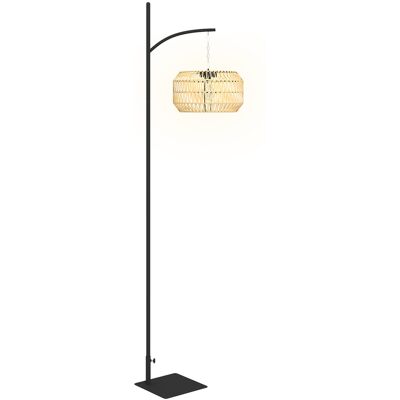 Outsunny Lampadaire solaire extérieur résine tressée, lampadaire bohème 178cm, capteur de lumière, éclairage automatique, jaune - Publicité Outsunny Lampadaire solaire extérieur résine tressée, lampadaire bohème 178cm, capteur de lumière, éclairage automatique, jaune - Publicité