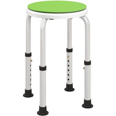 HOMCOM Tabouret de douche siège de douche antidérapant tabouret de bain hauteur réglable pivotant à 360° en aluminium - Publicité HOMCOM Tabouret de douche siège de douche antidérapant tabouret de bain hauteur réglable pivotant à 360° en aluminium - Publicité