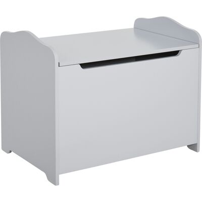 HOMCOM Boîte de rangement avec couvercle coffre à jouet pour enfants en MDF avec tige pneumatique sécuritaire grand espace de rangement 60 x 40 x 48 - Publicité HOMCOM Boîte de rangement avec couvercle coffre à jouet pour enfants en MDF avec tige pneumatique sécuritaire grand espace de rangement 60 x 40 x 48 - Publicité