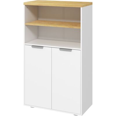 Meuble de salle de bain kleankin - Moderne, compact, avec étagères réglables - Publicité Meuble de salle de bain kleankin - Moderne, compact, avec étagères réglables - Publicité