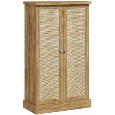 HOMCOM Buffet cuisine meuble cuisine rangement avec 12 étagères à portes étagères réglables 60 x 30 x 104 cm effet bois naturel - Publicité HOMCOM Buffet cuisine meuble cuisine rangement avec 12 étagères à portes étagères réglables 60 x 30 x 104 cm effet bois naturel - Publicité