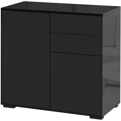 HOMCOM Armoire Multifonction - 2 tiroirs 2 armoires - Mobilier moderne maison bureau - Publicité HOMCOM Armoire Multifonction - 2 tiroirs 2 armoires - Mobilier moderne maison bureau - Publicité