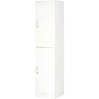 HOMCOM Bibliothèque 180 cm de haut, étagère moderne 5 niveaux avec étagères réglables, armoire de rangement autoportante, Blanc - Publicité HOMCOM Bibliothèque 180 cm de haut, étagère moderne 5 niveaux avec étagères réglables, armoire de rangement autoportante, Blanc - Publicité