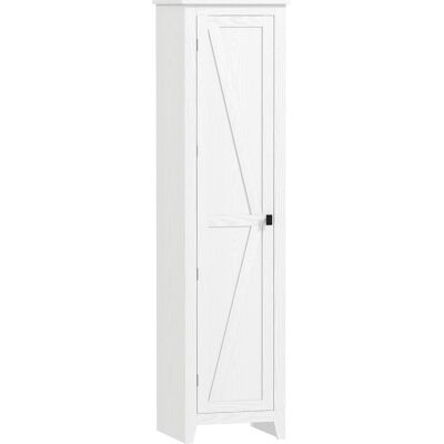 HOMCOM Armoire de Rangement buffet cuisine avec 2 étagères réglables- Hauteur 170 cm en Bois Blanc - Publicité HOMCOM Armoire de Rangement buffet cuisine avec 2 étagères réglables- Hauteur 170 cm en Bois Blanc - Publicité