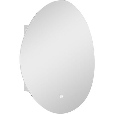 HOMCOM Armoire murale salle de bain avec miroir et éclairage LED, anti-buée, 3 températures de lumière, 50x14x70cm, blanc - Publicité HOMCOM Armoire murale salle de bain avec miroir et éclairage LED, anti-buée, 3 températures de lumière, 50x14x70cm, blanc - Publicité
