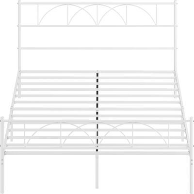 HOMCOM Structure de lit 160x200 cm avec tête de lit Support à lattes en acier Rangement sous le lit - Publicité HOMCOM Structure de lit 160x200 cm avec tête de lit Support à lattes en acier Rangement sous le lit - Publicité