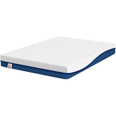 HOMCOM Matelas 190x135 cm Épaisseur 20 cm Matelas viscoélastique au thé vert Fermeté moyenne Lit rafraîchissant avec mousse à gel - Publicité HOMCOM Matelas 190x135 cm Épaisseur 20 cm Matelas viscoélastique au thé vert Fermeté moyenne Lit rafraîchissant avec mousse à gel - Publicité