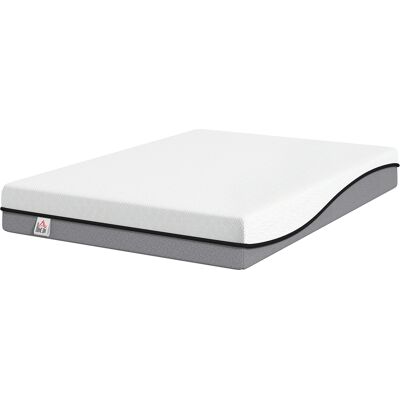 HOMCOM Matelas 140x200cm H3 mi-ferme 20 cm d'épaisseur Ergonomique, respirant en mousse à mémoire infusée de gel, Öko-Tex & CertiPUR - Publicité HOMCOM Matelas 140x200cm H3 mi-ferme 20 cm d'épaisseur Ergonomique, respirant en mousse à mémoire infusée de gel, Öko-Tex & CertiPUR - Publicité