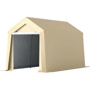 Abri de jardin Outsunny, 2 x 3,6 m, Beige - Rangement extérieur - Publicité Abri de jardin Outsunny, 2 x 3,6 m, Beige - Rangement extérieur - Publicité