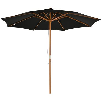 Parasol en Bois Outsunny 300cm - Réglable, Résistant aux UV - Publicité Parasol en Bois Outsunny 300cm - Réglable, Résistant aux UV - Publicité