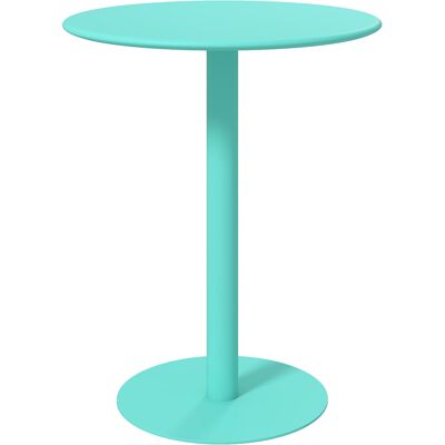 HOMCOM Table à manger ronde pour 2 personne Ø60 cm moderne avec base ronde cadre en acier pour l'intérieur et l'extérieur vert - Publicité HOMCOM Table à manger ronde pour 2 personne Ø60 cm moderne avec base ronde cadre en acier pour l'intérieur et l'extérieur vert - Publicité