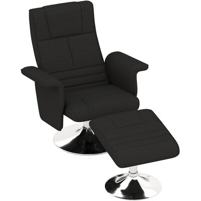 HOMCOM Fauteuil de massage avec repose-pied, dossier inclinable, 78 x 95 x 88 cm, Noir - Publicité HOMCOM Fauteuil de massage avec repose-pied, dossier inclinable, 78 x 95 x 88 cm, Noir - Publicité