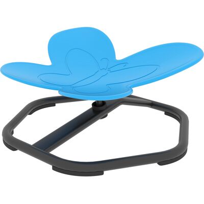 AIYAPLAY Fauteuil pivotant sensoriel pour enfants, en forme de papillon, favorise l'équilibre et la coordination, plastique, métal, Bleu - Publicité AIYAPLAY Fauteuil pivotant sensoriel pour enfants, en forme de papillon, favorise l'équilibre et la coordination, plastique, métal, Bleu - Publicité