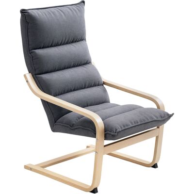 Fauteuil à Bascule Moderne HOMCOM avec Accoudoirs en Bois et Coussins Épais en Velours, 67x83x105 cm, Gris - Publicité Fauteuil à Bascule Moderne HOMCOM avec Accoudoirs en Bois et Coussins Épais en Velours, 67x83x105 cm, Gris - Publicité