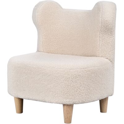 AIYAPLAY Fauteuil enfants canapé pour enfants avec dossier en forme ours, tissu en polaire teddy, 47 x 43 x 53 cm, beige - Publicité AIYAPLAY Fauteuil enfants canapé pour enfants avec dossier en forme ours, tissu en polaire teddy, 47 x 43 x 53 cm, beige - Publicité