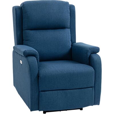HOMCOM Fauteuil Inclinable Électrique avec Repose-pieds en Tissu Effet Lin, 79x90x106 cm, Gris Foncé - Publicité HOMCOM Fauteuil Inclinable Électrique avec Repose-pieds en Tissu Effet Lin, 79x90x106 cm, Gris Foncé - Publicité