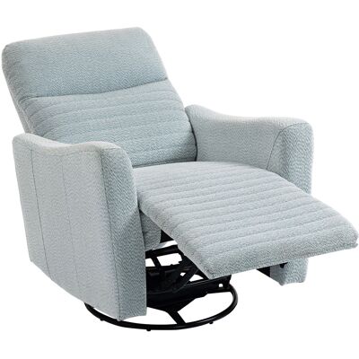 HOMCOM Fauteuil inclinable, fauteuil de relaxation avec repose-pieds, pivotant à 360°, basculant, 82 x 90,5 x 101 cm, gris-bleu - Publicité HOMCOM Fauteuil inclinable, fauteuil de relaxation avec repose-pieds, pivotant à 360°, basculant, 82 x 90,5 x 101 cm, gris-bleu - Publicité