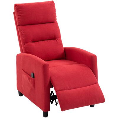HOMCOM Fauteuil Massant Inclinable Manuel 160° en Chenille avec Repose-pieds, Télécommande, Poches, Rouge vin - Publicité HOMCOM Fauteuil Massant Inclinable Manuel 160° en Chenille avec Repose-pieds, Télécommande, Poches, Rouge vin - Publicité