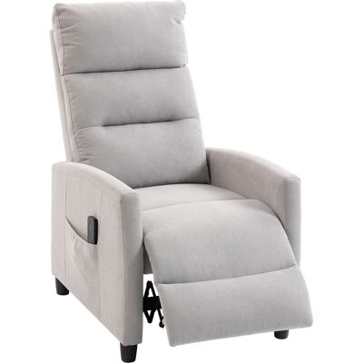 HOMCOM Fauteuil de massage inclinable fauteuil de relaxation en chenille avec repose-pieds poche latérale télécommande gris - Publicité HOMCOM Fauteuil de massage inclinable fauteuil de relaxation en chenille avec repose-pieds poche latérale télécommande gris - Publicité