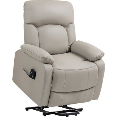 HOMCOM Fauteuil releveur électrique, fauteuil relax électrique avec fonction massage et chauffage, 89 x 94,5 x 103 cm, gris - Publicité HOMCOM Fauteuil releveur électrique, fauteuil relax électrique avec fonction massage et chauffage, 89 x 94,5 x 103 cm, gris - Publicité