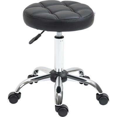 HOMCOM - Vinsetto Rollhocker - Noir - 51-67 cm - Stool - Publicité HOMCOM - Vinsetto Rollhocker - Noir - 51-67 cm - Stool - Publicité