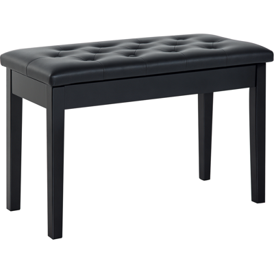 HOMCOM Tabouret de Piano avec Coffre - Noir - Tabouret de Piano avec Rangement - Publicité HOMCOM Tabouret de Piano avec Coffre - Noir - Tabouret de Piano avec Rangement - Publicité