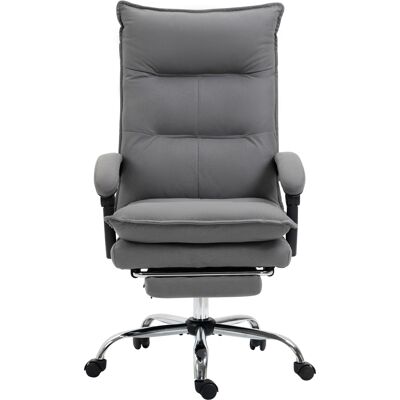 Chaise de Bureau Ergonomique Vinsetto avec Massage - Gris - Publicité Chaise de Bureau Ergonomique Vinsetto avec Massage - Gris - Publicité