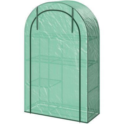 Serre murale Outsunny 4 niveaux couverture UV portable - Publicité Serre murale Outsunny 4 niveaux couverture UV portable - Publicité