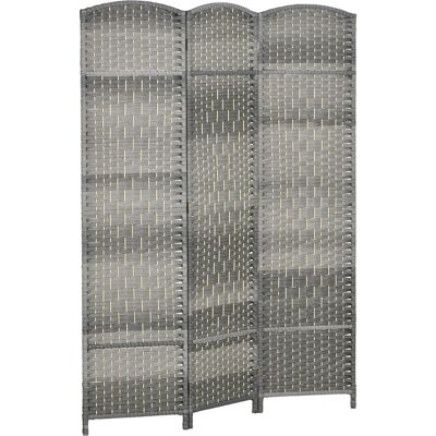 HOMCOM Paravent intérieur en bois 3 panneaux séparateur de pièce pliable pour salon chambre 135 x 180 cm gris - Publicité HOMCOM Paravent intérieur en bois 3 panneaux séparateur de pièce pliable pour salon chambre 135 x 180 cm gris - Publicité