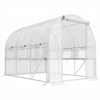 Serre en Film Outsunny 2,95 x 2 m avec Fenêtres Enroulables - Serre - Publicité Serre en Film Outsunny 2,95 x 2 m avec Fenêtres Enroulables - Serre - Publicité